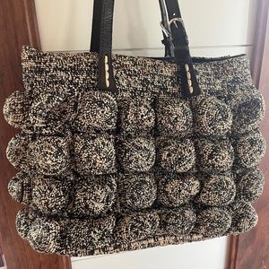 Rabarany Natural Fiber Woven Raffia Large Tote